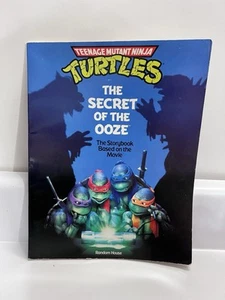 TMNT Teenage Mutant Ninja Turtles II The Secret Of The Ooze Movie Storybook Book - Imagen 1 de 5