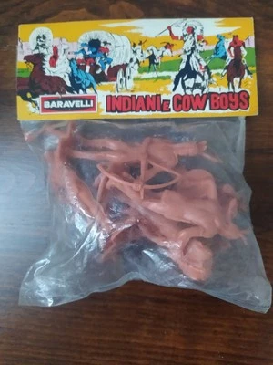Soldatini Baravelli Indiani e Cow Boys Vintage - Immagine 1 di 2