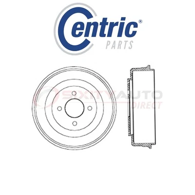 Centric Brake Drum for 2006 Saturn Ion 2.4L L4 - Premium Braking ez Foto 1 de 4
