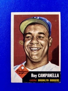 1953 Topps #27 Roy Campanella Brooklyn Dodgers mid-level EX+ HOF       B53#27A1 - Picture 1 of 2