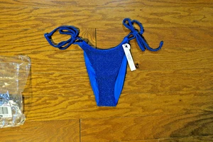 XS ❤️ VICTORIA'S SECRET ❤️ BOTTOMS ❤️ BRAZILIAN SWIM SUIT STRING BIKINI TIE PINK - Picture 1 of 7