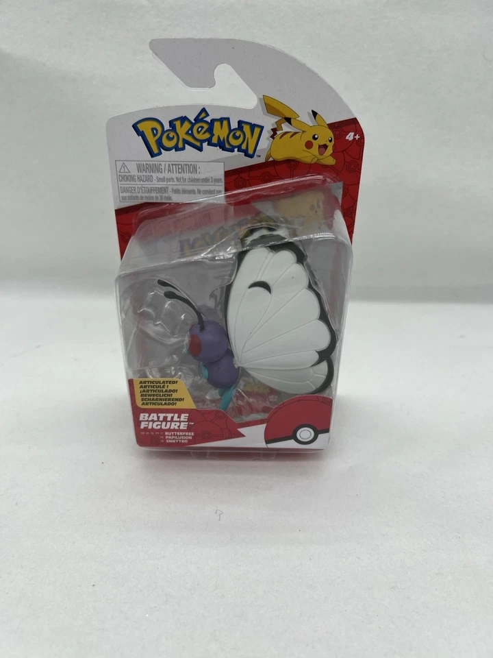 Pokemon 2 Inch Battle Action Figure 2-Pack includes 2" Rowlet and 2" Litten