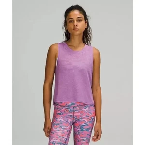 Lululemon Train To Be Tank Top Shirt Size Small Wisteria Purple Camo Lightweight - Picture 1 of 8