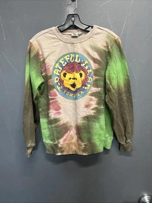 Grateful Dead Forever  Teddy Bear Tie Dye Graphic Sweatshirt Size XS - Image 1 of 4