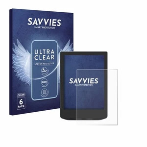 Savvies 6x Folie für Vivlio Light Schutzfolie Displayschutz Display Schutz Klar - Photo 1/11