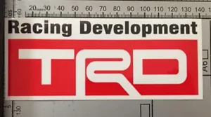 TRD Toyota Racing Development Turbo Car Drift JDM Wall Decal Full Colour Sticker - Picture 1 of 1