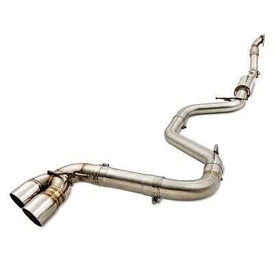 SISTEMA DI SCARICO TURBO POSTERIORE INOX RACE PER AUDI TT MK2 8J 2.0 TFSI 06-10 - Immagine 1 di 4