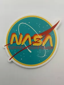 Vtg Retro NASA Logo Sticker ~ Water Bottle ~ Laptop ~ Tumbler ~ Car Vinyl Decal - Picture 1 of 1