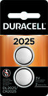 Duracell CR2025 Battery 3V Lithium Coin Cell CR2025 Batteries (2 Count)