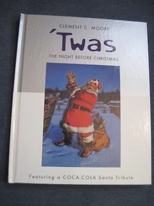 Twas the Night Before Christmas Clement C Moore Coca Cola Santa Claus Hallmark - Picture 1 of 2