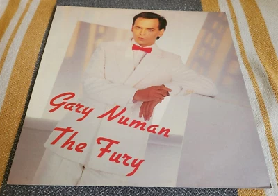 Gary Numan The Fury original 1985 LP do Reino Unido com capa interna Numa Records - Imagem 1 de 2