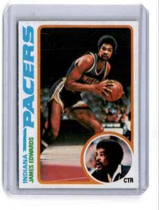 1978-79 Topps James Edwards RC Indiana Pacers #27