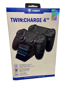 PlayStation 4 Controller Charging Dock (PS4) - Twin:Charge 4, Damaged Box - NEW! - Picture 1 of 8