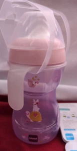 MAM Fun to Drink Cup with Handles and Hard Spout, 270ml Pink (packaging damaged) - Picture 1 of 2