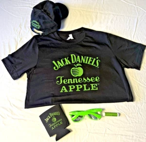 Lotto 4 pezzi Jack Daniels Apple nuovi XL maglietta cappello berretto occhiali da sole Koozie SPEDIZIONE GRATUITA - Foto 1 di 10