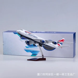 1/150 British Airways Boeing 747-400 47cm Passanger Plane Resin Airplane Model - Picture 1 of 14