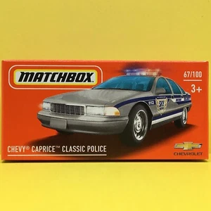 Matchbox Power Grabs 2022 #67 / CHEVY CAPRICE CLASSIC POLICE / "SKY Security" - Picture 1 of 2