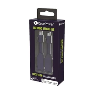 CasePower L/Micro-USB Click-to-Go Cable Combo - Picture 1 of 4