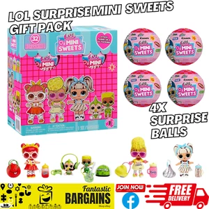 LOL Surprise Puppen Mini Süßigkeiten Kugeln 4er-Pack Geschenkset 32 Überraschungen Weihnachten Weihnachten - Bild 1 von 15