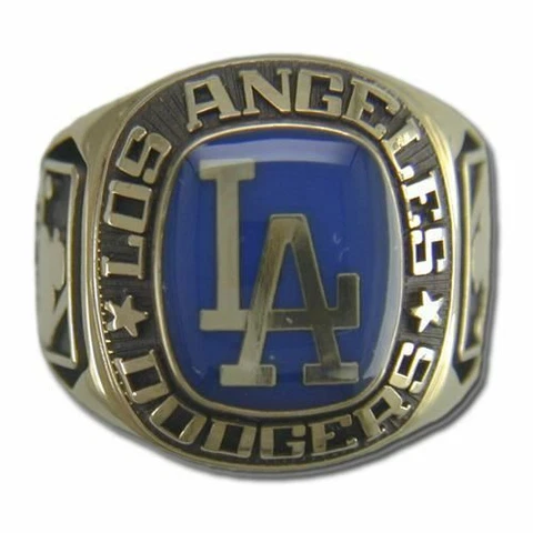 Los Angeles Dodgers Classic Goldplated MLB Ring Cover