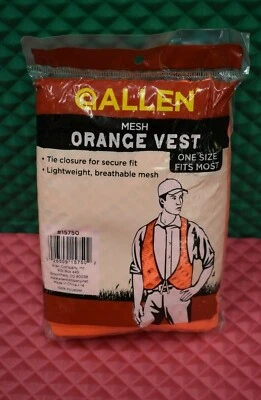 Allen Blaze Orange Hunter's Vest Mesh One Size Fits Most 15750 - Image 1 of 3