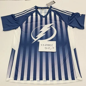 $ 70 Herren Größe L Adidas Tampa Bay Lightning Hockey Fußball Trikot IP8096 Large - Bild 1 von 11