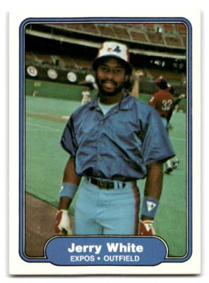 Jerry White 1982 Fleer Baseball #211 Montreal Expos - Image 1 of 2