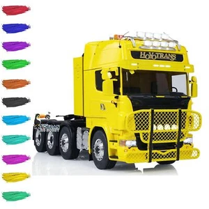LESU Metal Chassis 1/14 RC Tractor Truck 8X8 Car Light Sound Equipment Rack - Picture 1 of 12