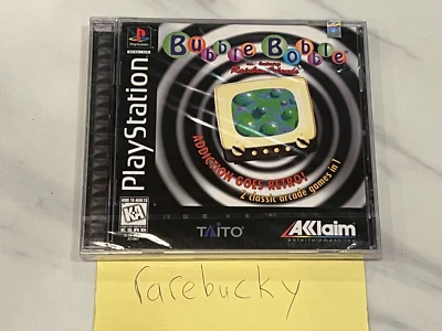 Bubble Bobble feat. Rainbow Islands (PS1 PSX Playstation) NUOVO SIGILLATO COME NUOVO RARO! - Immagine 1 di 2
