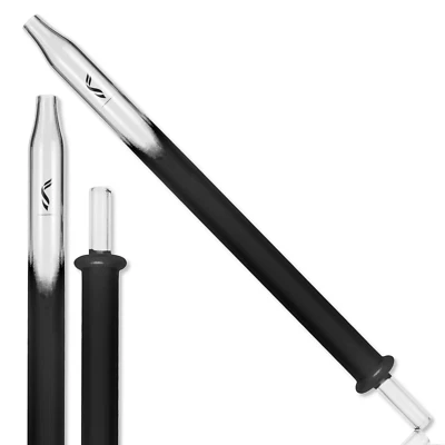Shisha Glas Mundstück Schwarz Matt Frosted Effekt Shisha Accessoires Zubehör - Bild 1 von 4