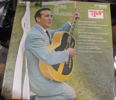 1968 This Is FARON YOUNG Stereo LP Wing SRW 1635 Shrink Country VG/NM - Image 1 of 3
