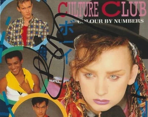 Boy George (Culture Club) HAND SIGNED 8x10 Photo, Autograph, Colour By Numbers C - Picture 1 of 2