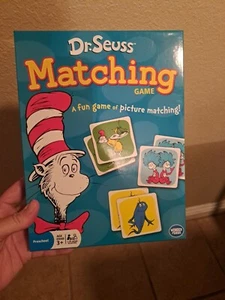 NIB NEW Dr Seuss Matching Game Cat in the Hat For Preschool HOMESCHOOL MEMORY - Picture 1 of 10