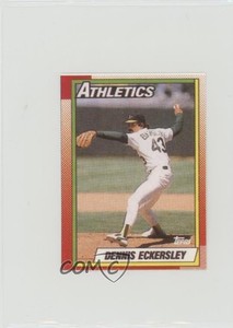 1990 Topps Double Headers Dennis Eckersley HOF