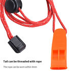 4pcs Emergency Whistle Loud Sound Survival With Lanyard Multifunctional Floating