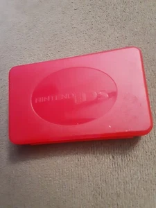 Nintendo DS Storage Red 4 Game Cartridge Plastic Case Holder Box - Picture 1 of 2