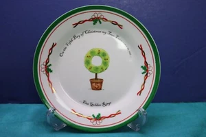 Festive Collection Godinger 12 Day Christmas ONE Replacement Dessert Plate Day 5 - Picture 1 of 4