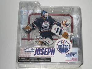 2007 MCFARLANE NHL SERIE 14 : CURTIS JOSEPH EDMONTON OILERS VARIANTE FIGURE - Foto 1 di 2
