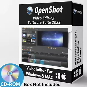 Open Shot Video Editor 2023 | Full Pro Video Editing Software Suite Windows Mac - Picture 1 of 23