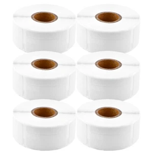 6PK para Dymo 30330 LabelWriter SE200 etiquetas de dirección de devolución papel térmico 500P/R - Imagen 1 de 11