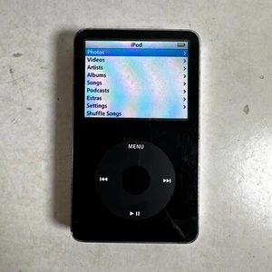 Apple iPod Classic 5th Generation A1136 Black 60GB Portable MP3 Media Player - Picture 1 of 8