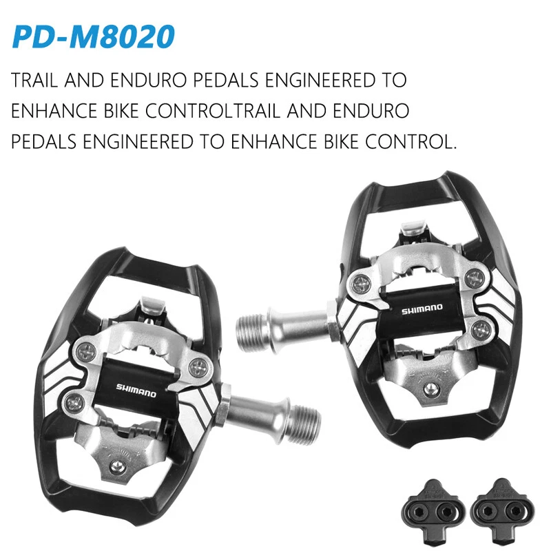 Велосипедные педали и шипы Shimano Deore XT PD-M8100/M8020 SPD MTB XC без зажимов W/SH51 - Изображение 1 из 4