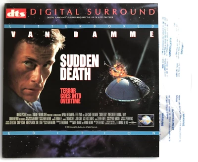 Sudden Death DTS Surround LASERDISC 1995 Jean Claude Van Damme VG++ Condition - Image 1 of 4