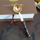 Brass Spoon For Melting Wax Steel Letter Envelope Seal Stamp Craft UK