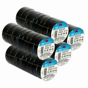 50 3M 1700 Temflex Insulated Vinyl Black Electrical Tape 3/4" x 60' FT - Picture 1 of 1