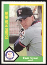 1990 CMC Toledo Mud Hens   Travis Fryman #18 Toledo Mud Hens