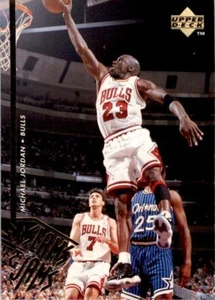 1995-96 Upper Deck Michael Jordan Chicago Bulls #352 Slam & Jams - Picture 1 of 2