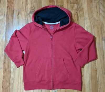 Sudadera roja con capucha para niños talla S (8) Foto 1 de 2