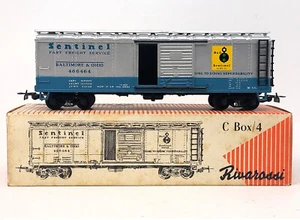 RR Rivarossi H0 / C Box/4 - Carro Merci Chiuso Tipo Metal Box Baltimore & Ohio - Picture 1 of 14