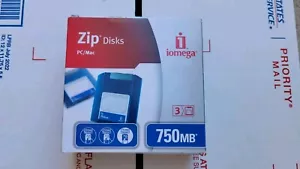 Iomega Zip Disk 750MB Cartridge (3-Pack) (Discontinued by Manufacturer) - Picture 1 of 1